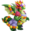 flower float dragon